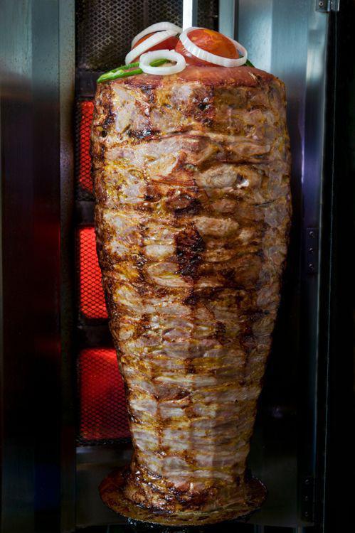 Double Gyro Plate (100% MEAT) · Tender lamb and beef grilled vertically & thinly sliced served over rice and side green salad.
