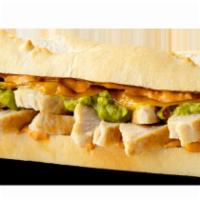 Southwest Chicken Sub · Chicken, cheddar, guacamole and chipotle mayo.