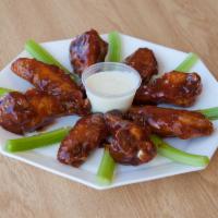 Chicken Wings · BBQ or Buffalo sauce.