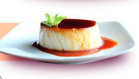 Flan · Mexican custard. All of our desserts come with whipped cream, cherry, chocolate and caramel syrup.