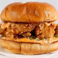 Crispy Chicken Sandwich · Boneless skinless chicken sandwich.