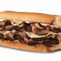 Peppercorn Steak Sub · With provolone, sauteed onions, and peppercorn sauce.