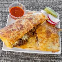Quesadilla · Cheese only or choice of meat for an additional charge.
