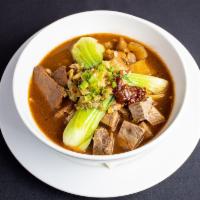 Taiwan Most Famous Braise Beef Noodle Soup by China Live Signatures · By China Live Signatures. Beef Brisket, Shank & Tendon in 27 Spice Bone Broth. Contains glut...