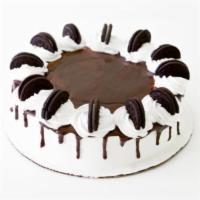 Frozen Yogurt Cakes   · Serves 10-12. Cake base - chocolate cake, bottom froyo layer - chocolate froyo, middle toppi...