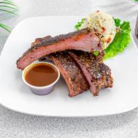 Smoked Ribs Lunch Combo · A cut of meat including the rib. 