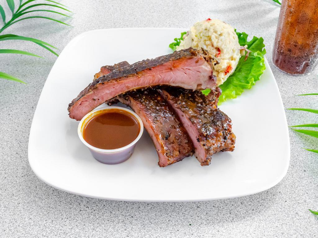 Smoked Ribs Lunch Combo · A cut of meat including the rib. 