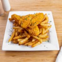 Fish Dinner · 2 pieces whiting or catfish (for an additional charge) lightly breaded and fried, grilled, o...