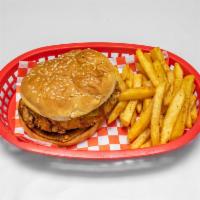 Chicken Sandwich · Boneless skinless chicken sandwich. Gourmet drizzled with honey and ranch.