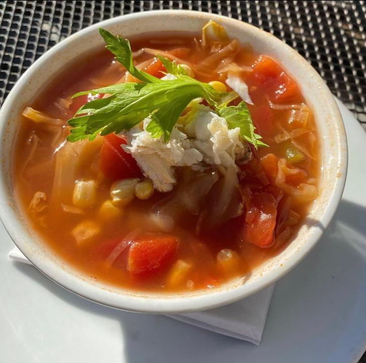 Maryland Crab Soup · Delicious homemade recipe loaded with vegetables and crab.