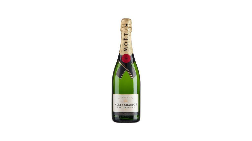 Moet ＆ Chandon Imperial Brut 750ml  12% abv · Must be 21 to purchase. France - An iconic champagne, the Moet Imperial is characterized by mineral nuances and floral aromas and the flavor of white-fleshed fruits.