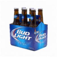 Bud Light 6 bottles  4% abv · Must be 21 to purchase. Bud Light is a premium light lager with a superior drinkability that...