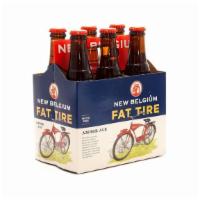 New Belgium Fat Tire Amber Ale 6 bottles  5% abv · Must be 21 to purchase. Toasty, malty, and caramelly amber ale.
