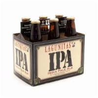 Lagunitas IPA 6 bottles  6% abv · Must be 21 to purchase. 45 IBUs with notes of grapefruit and grass.