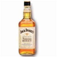 Jack Daniel's Tennessee Honey Whiskey · Must be 21 to purchase. 35% abv.