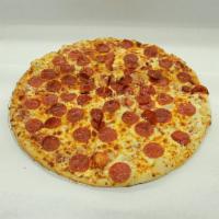 Pepperoni Pizza · Cheese, pepperoni.
