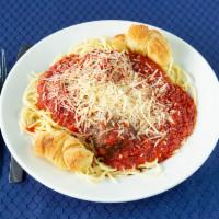 Pasta with 2 Meatballs · 