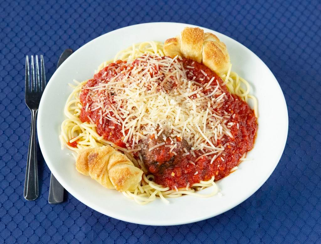 Pasta with 2 Meatballs · 
