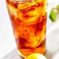 Arnold Palmer · Fresh Brewed Herbal Tea & Lemonade Over Ice.