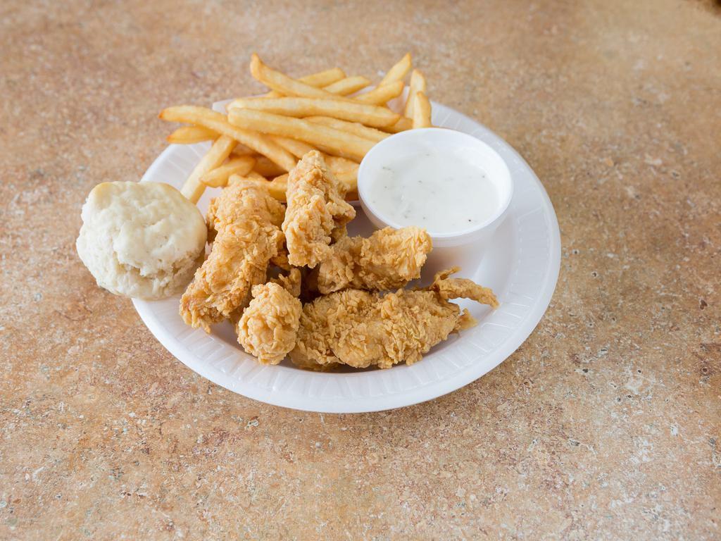 4 Express Tenders Combo · 4 pieces. Comes with gravy.