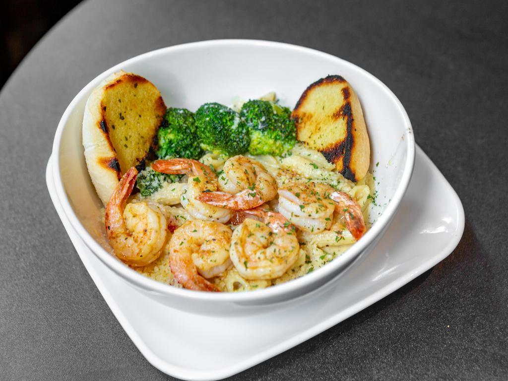 Taste of Italy · Served with red and green bell peppers, marinara sauce, and pasta. 

Add chicken or shrimp for 5 