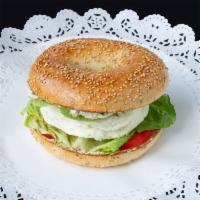 Boston Garden Sandwich · Egg white, avocado, tomatoes, lettuce and veggie cream cheese.
