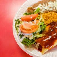 Tamales Special · Served with rice and beans, cheese and sour cream. 