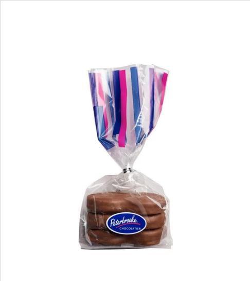 Hand-Dipped Milk Chocolate Nutter Butters, 3 Pieces · Bring back memories of childhood when you eat these old-time peanut butter cookie sandwiches, hand dipped in peterbrooke's silky-smooth chocolate.