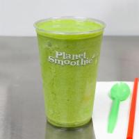 Pineapple Tropi-Kale Twist Smoothie · Almond milk, leafy greens, passion fruit and pineapple.