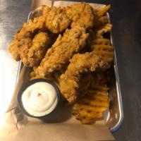 Tendiez · House made chicken tenders, served with fries and choice of dipping sauce