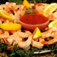 Shrimp Platter · Shrimp and Cocktail Sauce. Feeds 8-10