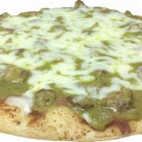 Chile Verde Pizza · while supplies last