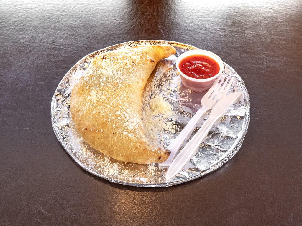 Build Your Own Pizza Calzone · Add toppings for an additional charge.