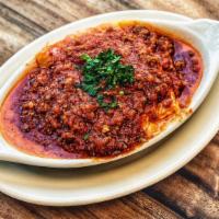 Four Cheese Lasagna Meat Sauce · Small (serves 1) / Large (serves 2) / Family (serves 3-4)