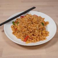 House Fried Rice · Peas, carrot, onion, and egg.
