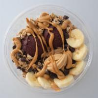 PB Power Boost Bowl · Calling all peanut butter lovers. The pb power boost bowl is made with organic acai, peanut ...