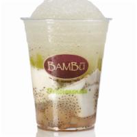 1. Bambu Special · Coconut, pandan jelly, longan, basil seed and coconut water. Dairy free. Gluten free.