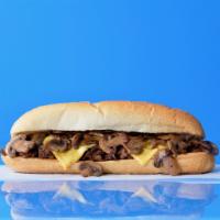 Mushroom Cheesesteak · Classic Philly Cheesesteak loaded with steak and your choice of cheese and grilled mushrooms...