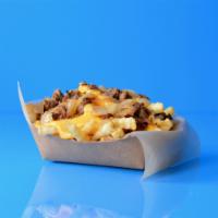 Fatties Philly Cheesesteak Fries · Crinkle cut fries topped with melted American cheese sauce, Philly steak, and grilled onions.