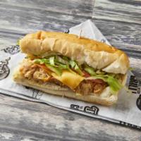 Grilled Chicken Sub · Fat free chicken, onions, lettuce and tomatoes.
