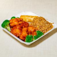 General Chicken · Deep fried with sweet and spicy sauce. Spicy.