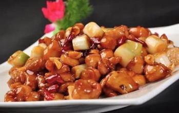 Kung Bo Chicken · Comes with peanuts.
