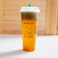 Passion Fruit and Chia Seeds Tea · Passion fruit and chia seed mix, served in Jasmine green tea. Add toppings for an additional...
