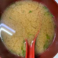 Miso Soup · Seaweed (wakame) and tofu.