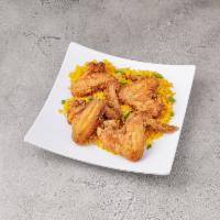 Whole Chicken Wings Specialty · 4 wings. Cooked wing of a chicken coated in sauce or seasoning.