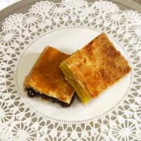 Squares Pastries · Pastry dough baked with filling of choice.  