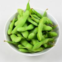 Edamame · Steam young soybean with sea salt.