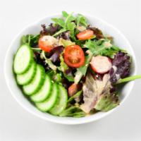 Green Salad (V) · Mix green salad with sesame soy dressing.