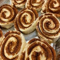 CINNA Roll · The softest buns in town, our classic CINNA Roll topped with cream cheese icing