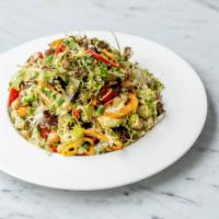 RPM Chopped Salad · Haricots verts, avocado, cherry tomato, cucumber, celery, marinated chickpeas, provolone wit...